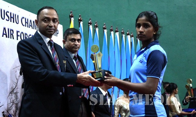 SLAF Academy China Bay Win Men's and Women's Inter Unit Wushu Championship 2018
