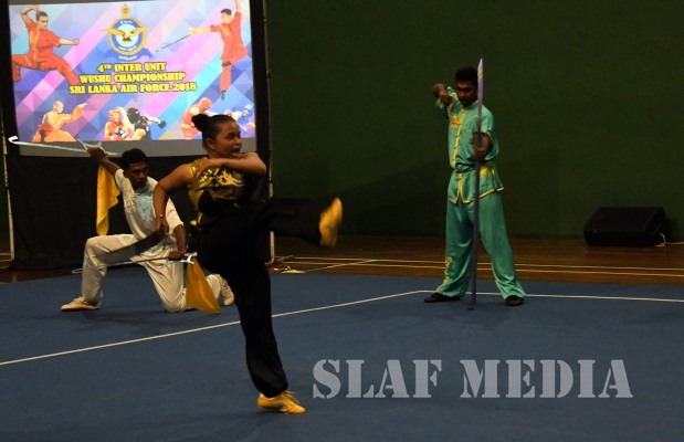 SLAF Academy China Bay Win Men's and Women's Inter Unit Wushu Championship 2018