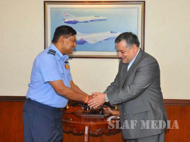 Iran Ambassador Calls on Commander