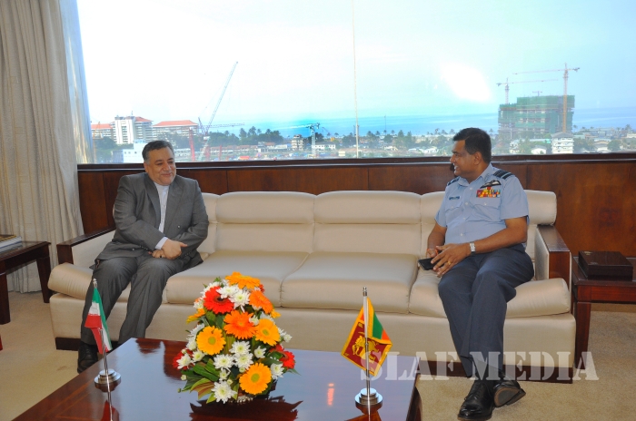 Iran Ambassador Calls on Commander