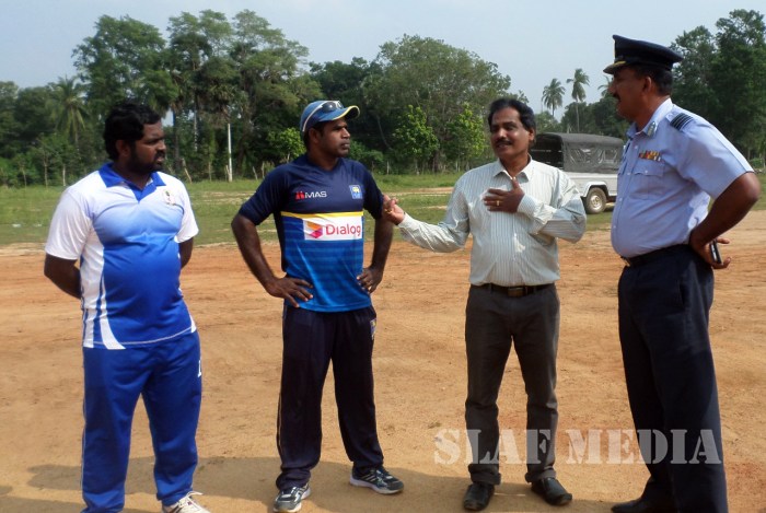 Sri Lanka Air Force Station Iranamadu Constructed a Cricket Pitch