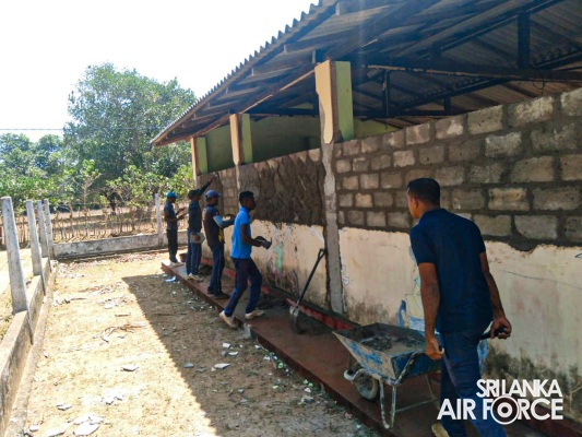 SLAF STATION IRANAMADU CONDUCTS SPECIAL COMMUNITY SERVICE PROJECTS