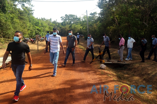 71 Naval Personnel Leave SLAF Quarantine Centre Iranamadu