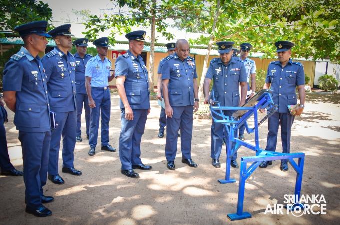 ANNUAL COMMANDER’S INSPECTION AT SLAF STATION IRANAMADU