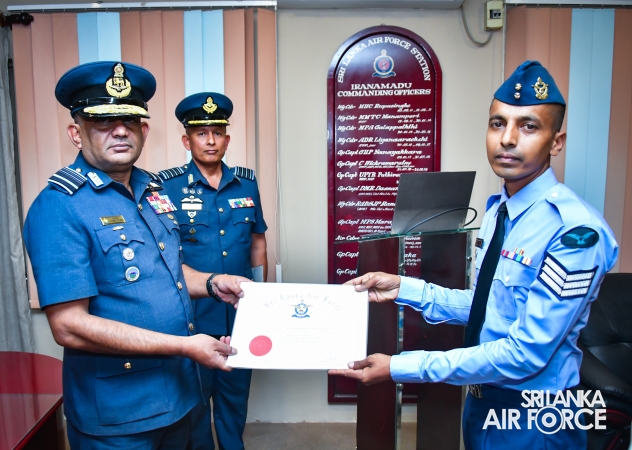 ANNUAL COMMANDER’S INSPECTION AT SLAF STATION IRANAMADU