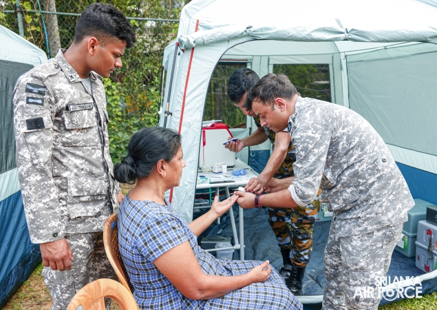 AROGYA MAITRI BHISHM CUBE PROVIDES CRITICAL MEDICAL SUPPORT IN FLOOD-AFFECTED AREAS
