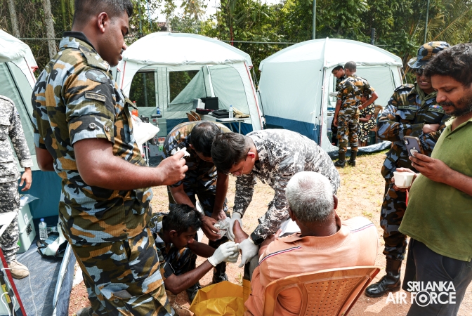 AROGYA MAITRI BHISHM CUBE PROVIDES CRITICAL MEDICAL SUPPORT IN FLOOD-AFFECTED AREAS