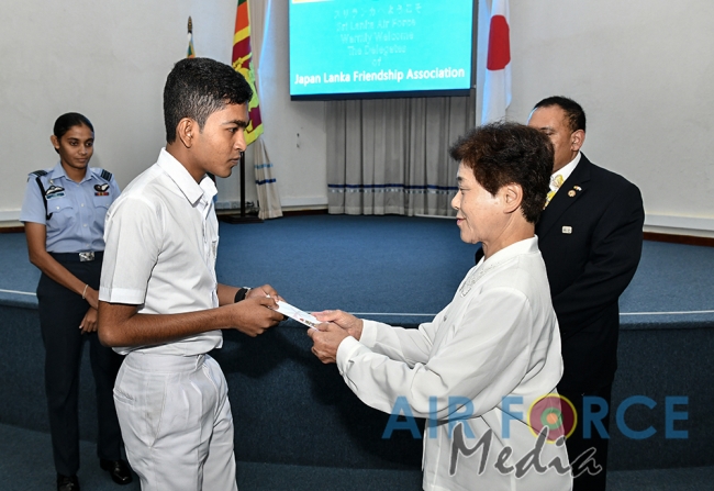 Japan Lanka Friendship Association Make Generous Donations to the SLAF