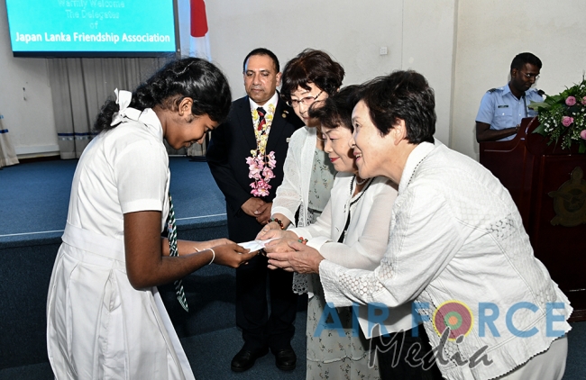 Japan Lanka Friendship Association Make Generous Donations to the SLAF