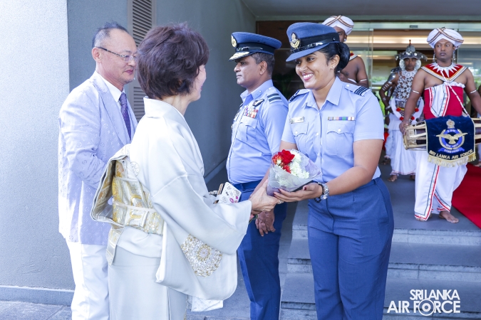 JAPAN LANKA FRIENDSHIP ASSOCIATION DONATES FIRE FIGHTING EQUIPMENT, SCHOLARSHIPS AND SPECTACLES TO SLAF SEVA VANITHA UNIT