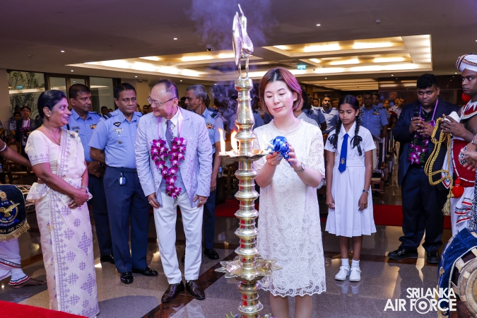 JAPAN LANKA FRIENDSHIP ASSOCIATION DONATES FIRE FIGHTING EQUIPMENT, SCHOLARSHIPS AND SPECTACLES TO SLAF SEVA VANITHA UNIT