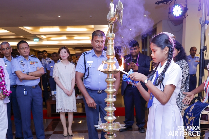 JAPAN LANKA FRIENDSHIP ASSOCIATION DONATES FIRE FIGHTING EQUIPMENT, SCHOLARSHIPS AND SPECTACLES TO SLAF SEVA VANITHA UNIT