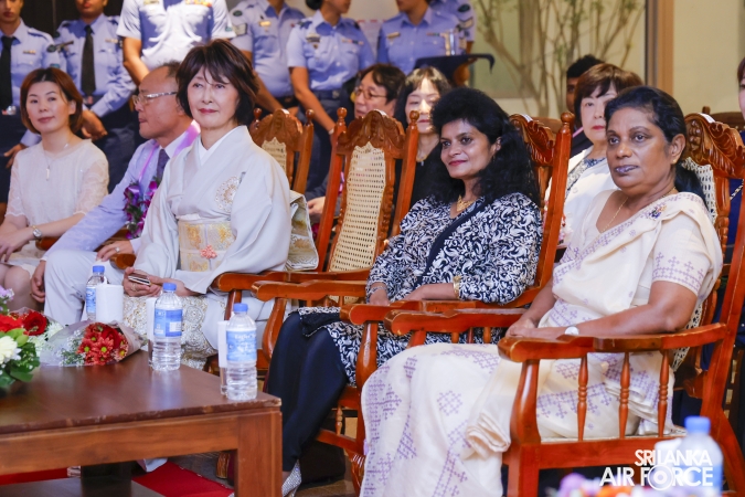 JAPAN LANKA FRIENDSHIP ASSOCIATION DONATES FIRE FIGHTING EQUIPMENT, SCHOLARSHIPS AND SPECTACLES TO SLAF SEVA VANITHA UNIT