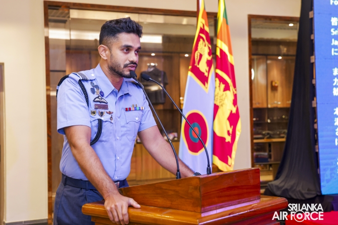 JAPAN LANKA FRIENDSHIP ASSOCIATION DONATES FIRE FIGHTING EQUIPMENT, SCHOLARSHIPS AND SPECTACLES TO SLAF SEVA VANITHA UNIT