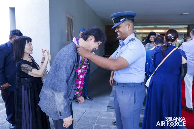 JAPAN LANKA FRIENDSHIP ASSOCIATION DONATES FIRE FIGHTING EQUIPMENT, SCHOLARSHIPS AND SPECTACLES TO SLAF SEVA VANITHA UNIT
