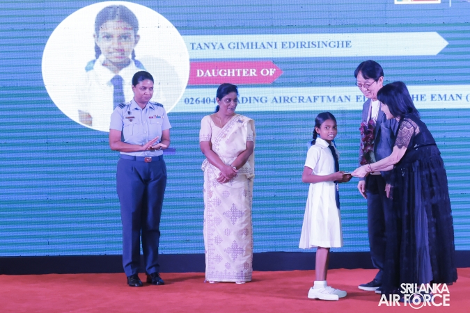 JAPAN LANKA FRIENDSHIP ASSOCIATION DONATES FIRE FIGHTING EQUIPMENT, SCHOLARSHIPS AND SPECTACLES TO SLAF SEVA VANITHA UNIT