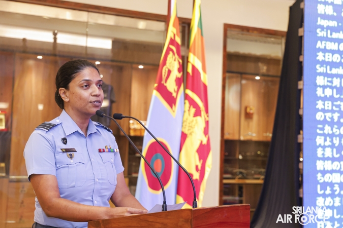 JAPAN LANKA FRIENDSHIP ASSOCIATION DONATES FIRE FIGHTING EQUIPMENT, SCHOLARSHIPS AND SPECTACLES TO SLAF SEVA VANITHA UNIT