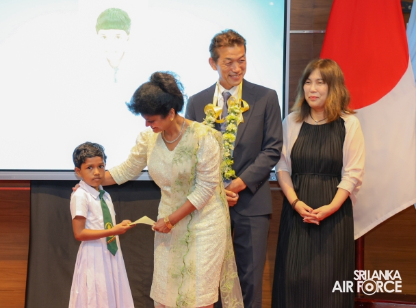JAPAN-LANKA FRIENDSHIP ASSOCIATION DONATES AMBULANCE, SCHOLARSHIPS AND ESSENTIAL SUPPLIES TO SLAF IN STRENGTHENING BILATERAL TI