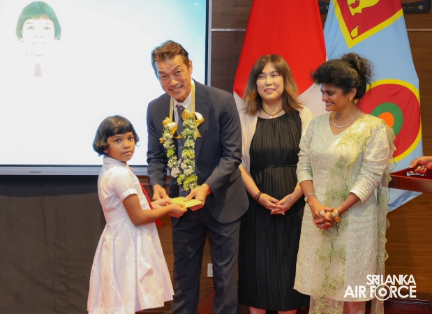 JAPAN-LANKA FRIENDSHIP ASSOCIATION DONATES AMBULANCE, SCHOLARSHIPS AND ESSENTIAL SUPPLIES TO SLAF IN STRENGTHENING BILATERAL TI