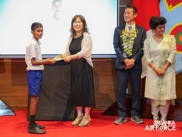 JAPAN-LANKA FRIENDSHIP ASSOCIATION DONATES AMBULANCE, SCHOLARSHIPS AND ESSENTIAL SUPPLIES TO SLAF IN STRENGTHENING BILATERAL TI