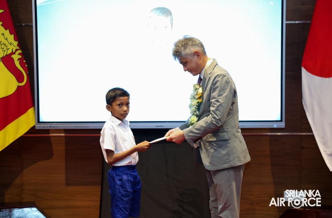 JAPAN-LANKA FRIENDSHIP ASSOCIATION DONATES AMBULANCE, SCHOLARSHIPS AND ESSENTIAL SUPPLIES TO SLAF IN STRENGTHENING BILATERAL TI