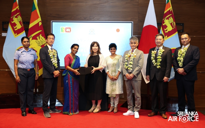 JAPAN-LANKA FRIENDSHIP ASSOCIATION DONATES AMBULANCE, SCHOLARSHIPS AND ESSENTIAL SUPPLIES TO SLAF IN STRENGTHENING BILATERAL TI