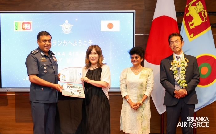 JAPAN-LANKA FRIENDSHIP ASSOCIATION DONATES AMBULANCE, SCHOLARSHIPS AND ESSENTIAL SUPPLIES TO SLAF IN STRENGTHENING BILATERAL TI