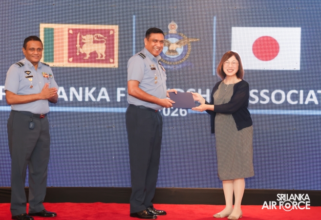 JAPAN LANKA FRIENDSHIP ASSOCIATION DONATES AMBULANCE, SCHOLARSHIPS AND SPECTACLES TO SLAF