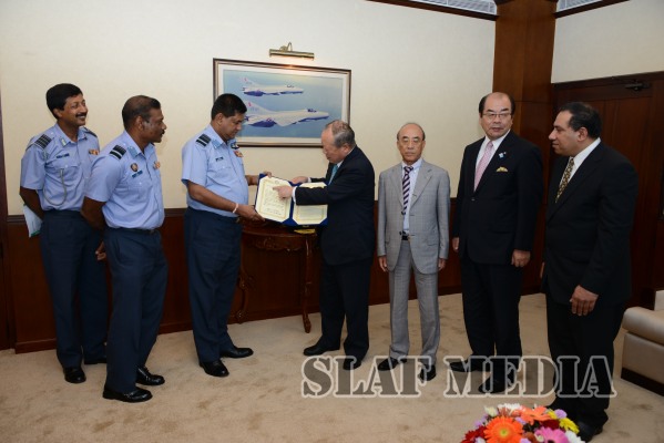 Japan
Donates a Fire Vehicle to SLAF