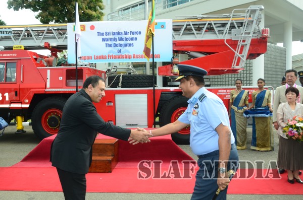 Japan
Donates a Fire Vehicle to SLAF