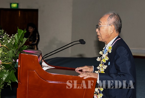 Japan Sri Lanka Friendship Association Donates Sky Ladder Fire Vehicle to the SLAF