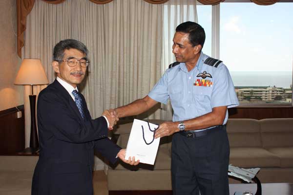 The Ambassador of Japan Visits Air Force Headquarters The Ambassador of Japan Visits Air Force Headquarters
