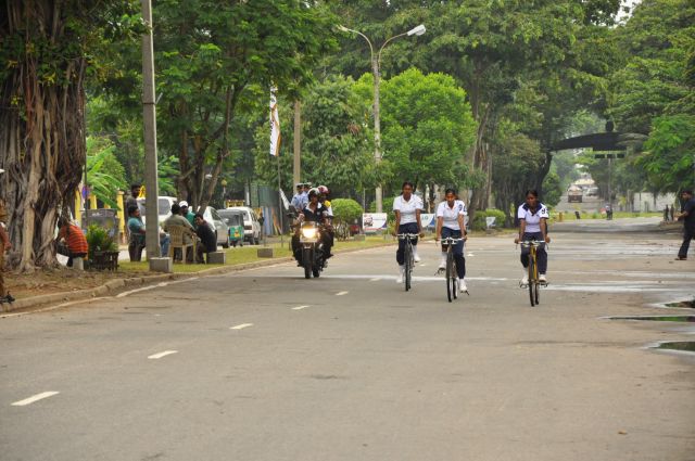 Airman Jeewan Jayasinghe peddles his way to the top at the Maurice Coomerawel Cycle Race