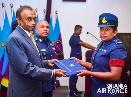 SUCCESSFUL
GRADUATION MARKS CULMINATION OF NO. 75 JUNIOR COMMAND AND STAFF COURSE
AT SLAF ACADEMY CHINA BAY