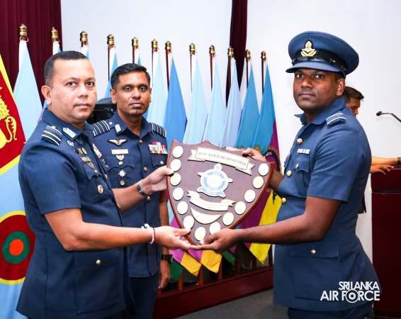 GRADUATION CEREMONY OF NO. 81 JUNIOR COMMAND AND STAFF COURSE AT SLAF ACADEMY CHINA BAY