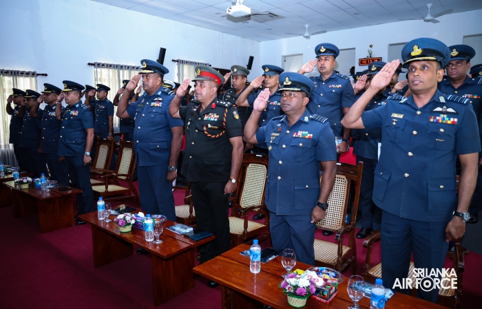 GRADUATION CEREMONY OF NO. 81 JUNIOR COMMAND AND STAFF COURSE AT SLAF ACADEMY CHINA BAY