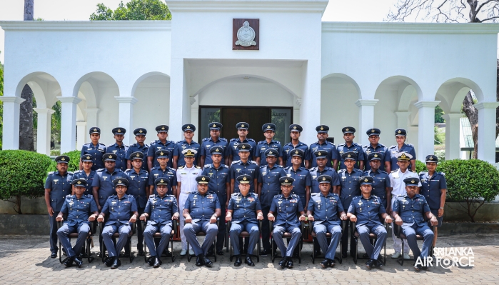 GRADUATION CEREMONY OF NO. 81 JUNIOR COMMAND AND STAFF COURSE AT SLAF ACADEMY CHINA BAY