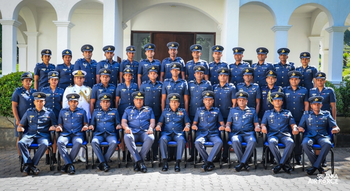 GRADUATION CEREMONY OF NO. 80 JUNIOR COMMAND AND STAFF COURSE AT SLAF ACADEMY CHINA BAY