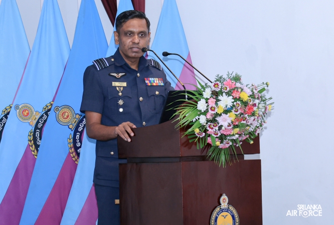GRADUATION CEREMONY OF NO. 80 JUNIOR COMMAND AND STAFF COURSE AT SLAF ACADEMY CHINA BAY