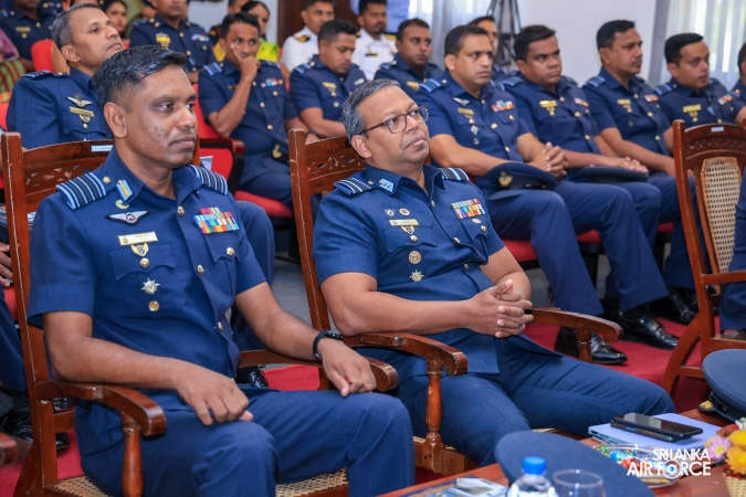 GRADUATION CEREMONY OF NO. 82 JUNIOR COMMAND AND STAFF COURSE AT SLAF ACADEMY CHINA BAY