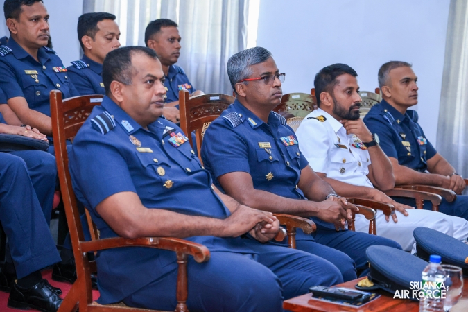 GRADUATION CEREMONY OF NO. 82 JUNIOR COMMAND AND STAFF COURSE AT SLAF ACADEMY CHINA BAY