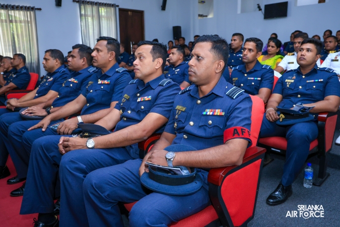 GRADUATION CEREMONY OF NO. 82 JUNIOR COMMAND AND STAFF COURSE AT SLAF ACADEMY CHINA BAY