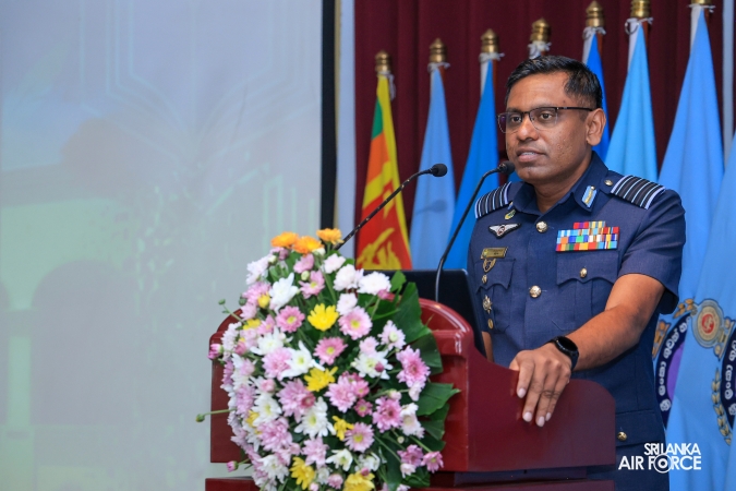 GRADUATION CEREMONY OF NO. 82 JUNIOR COMMAND AND STAFF COURSE AT SLAF ACADEMY CHINA BAY