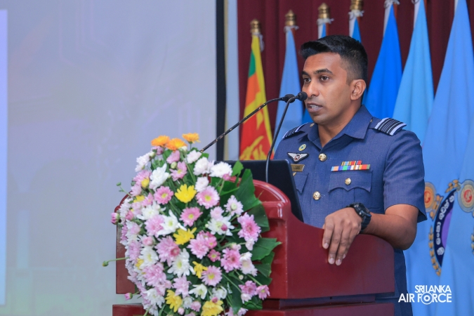 GRADUATION CEREMONY OF NO. 82 JUNIOR COMMAND AND STAFF COURSE AT SLAF ACADEMY CHINA BAY