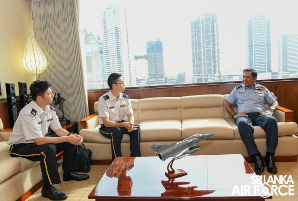 DEFENCE
ADVISORS TO JAPANESE EMBASSY IN SRI LANKA CALL ON COMMANDER OF THE AIR
FORCE