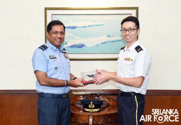 DEFENCE
ADVISORS TO JAPANESE EMBASSY IN SRI LANKA CALL ON COMMANDER OF THE AIR
FORCE