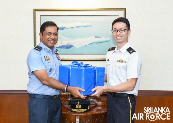 DEFENCE
ADVISORS TO JAPANESE EMBASSY IN SRI LANKA CALL ON COMMANDER OF THE AIR
FORCE