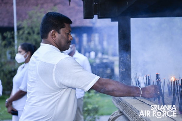 SLAF
CONDUCTS ANNUAL RELIGIOUS CEREMONY AT THE TEMPLE OF THE SACRED TOOTH IN
KANDY