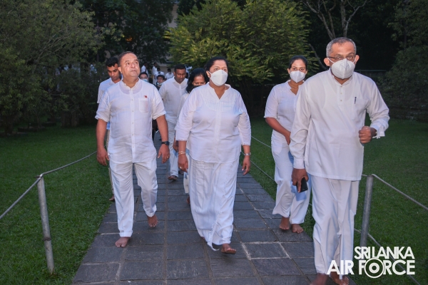 SLAF
CONDUCTS ANNUAL RELIGIOUS CEREMONY AT THE TEMPLE OF THE SACRED TOOTH IN
KANDY