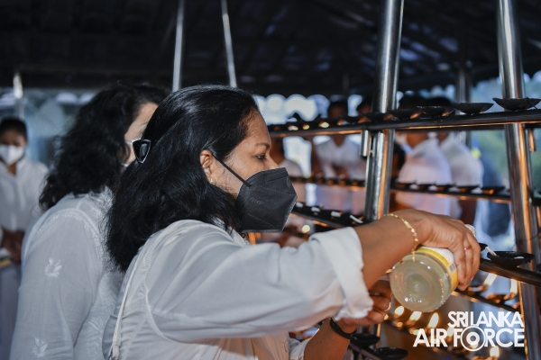 SLAF
CONDUCTS ANNUAL RELIGIOUS CEREMONY AT THE TEMPLE OF THE SACRED TOOTH IN
KANDY